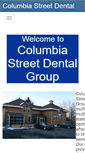 Mobile Screenshot of columbiastreetdentalgroup.com